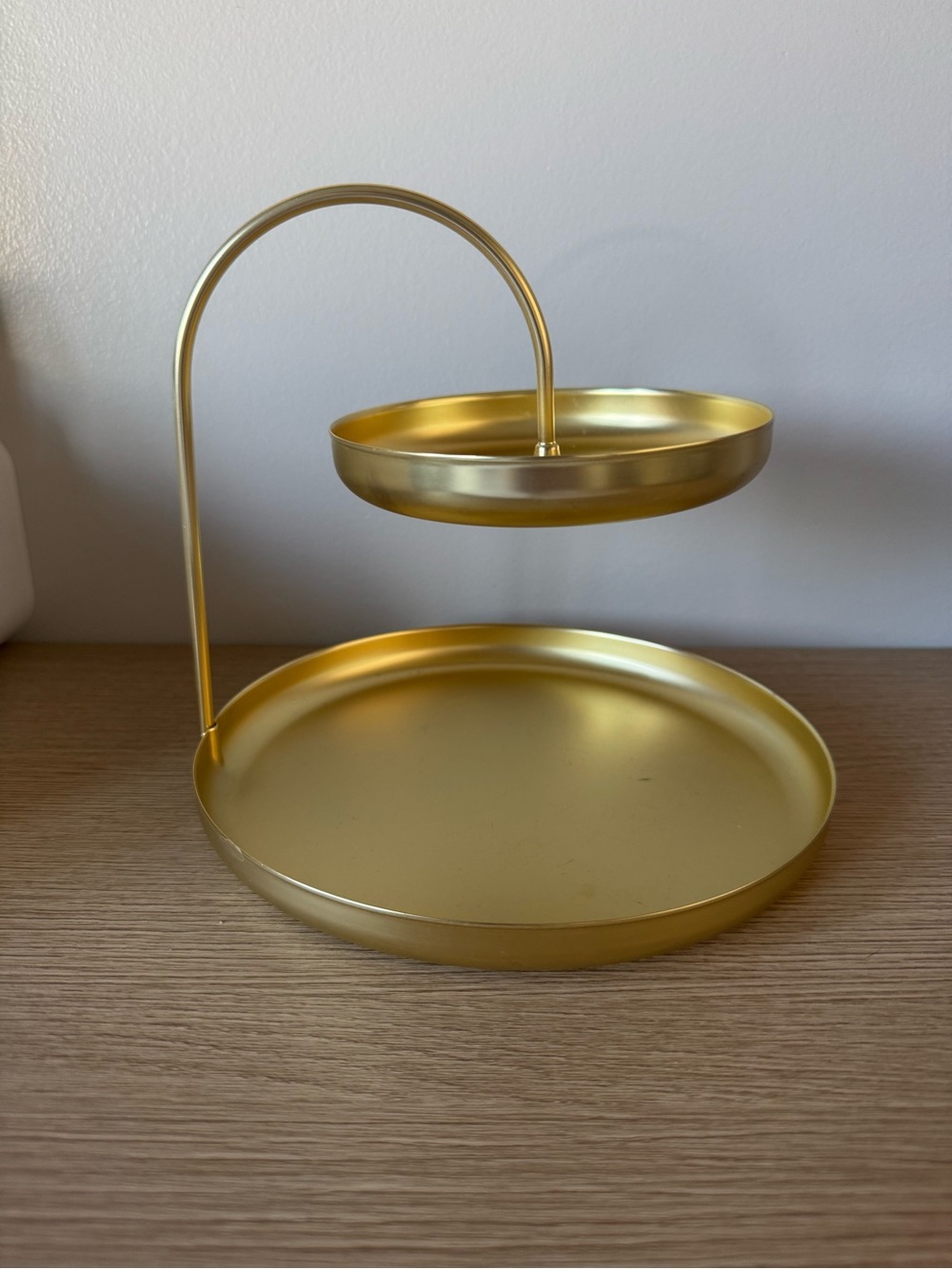 Umbra Gold Two-Tier Decorative Tray